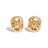 VERDURA, YELLOW GOLD CLIP EARRINGS