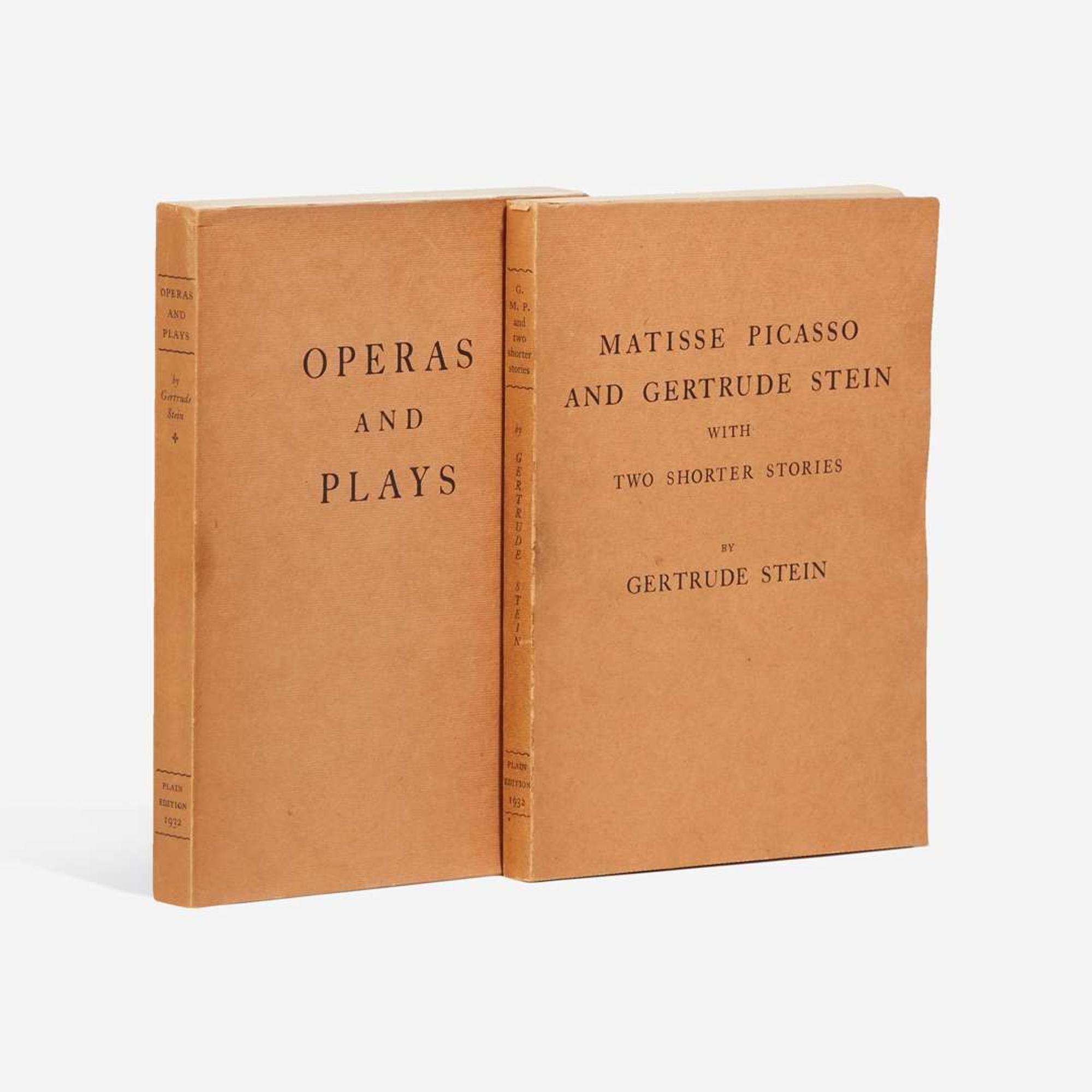 [Literature] Stein, Gertrude Group of 7 First Editions