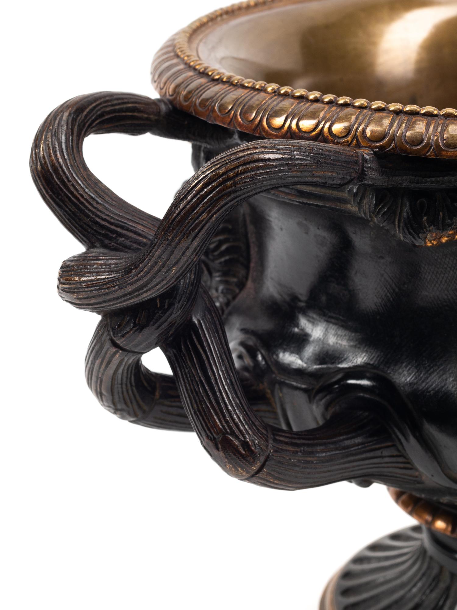 A Continental Bronze Model of the Warwick Vase
