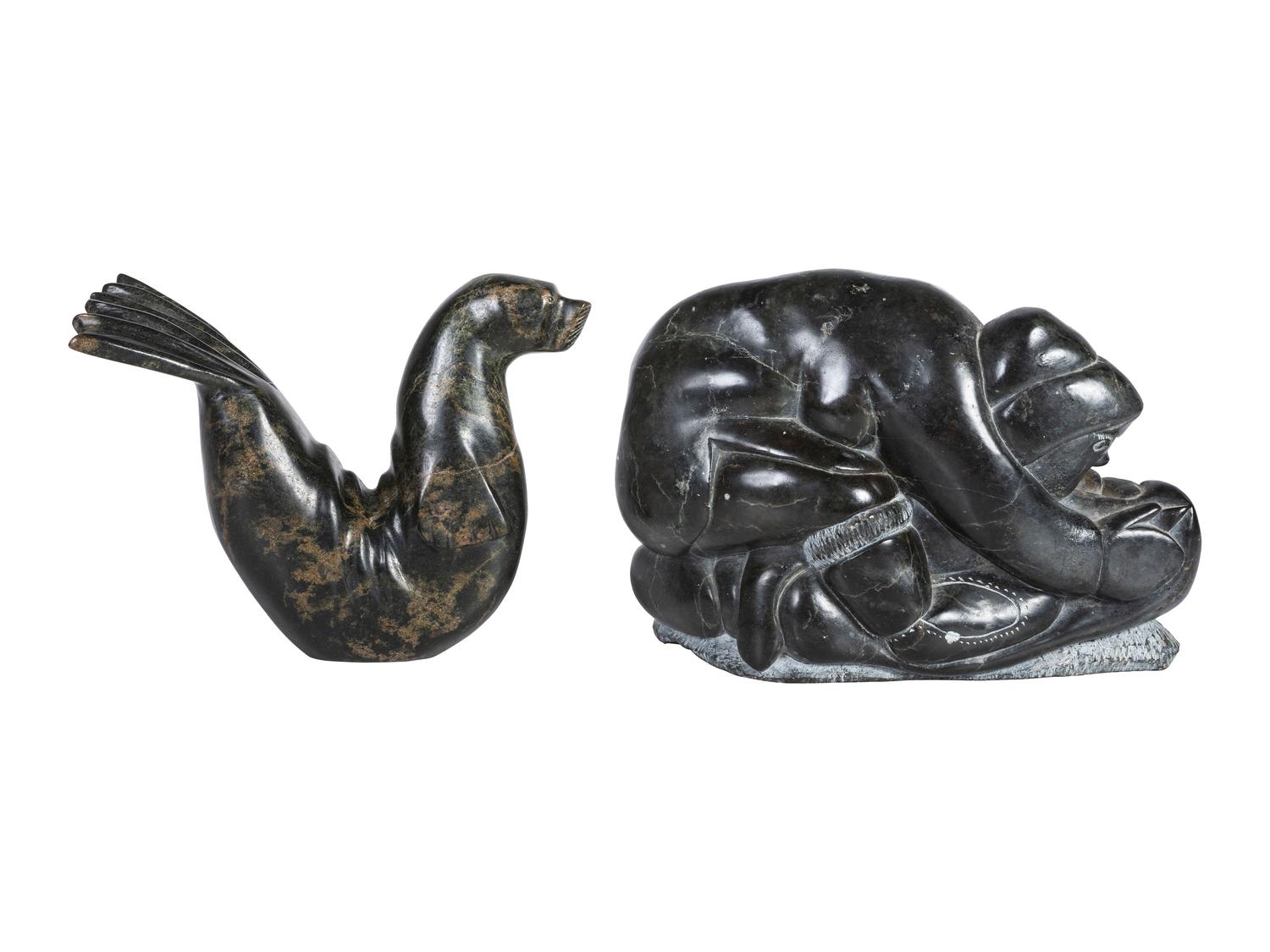 Soapstone Seal Carving, PLUS