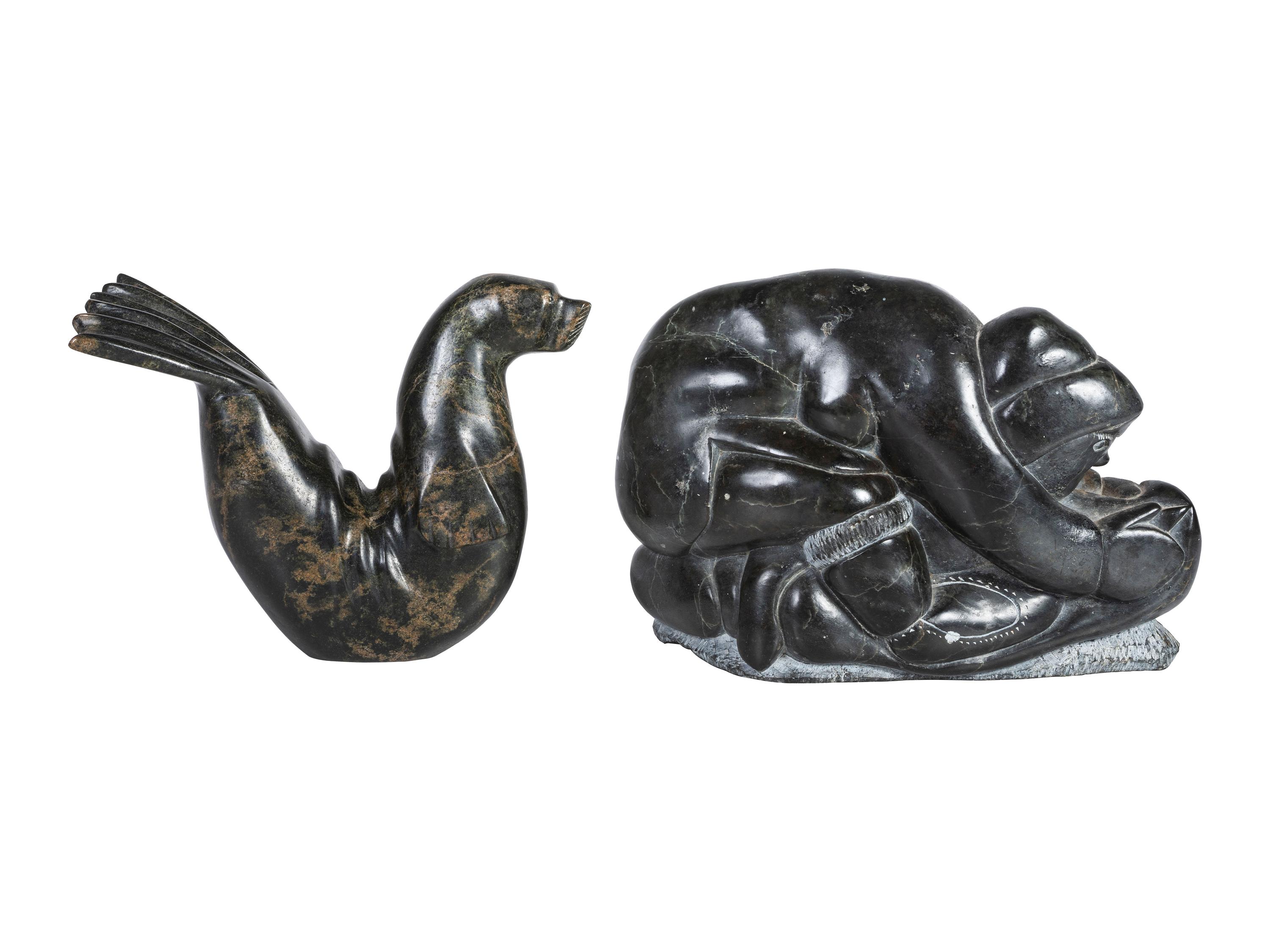 Soapstone Seal Carving, PLUS
