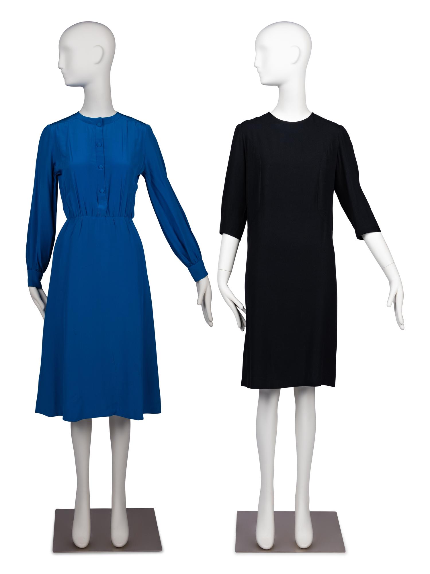 Two Designer Ensembles: One Molyneux, One Hardy Amies, 1960-70s