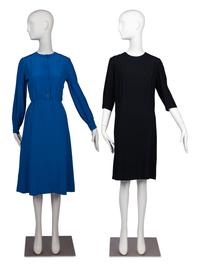 Two Designer Ensembles: One Molyneux, One Hardy Amies, 1960-70s
