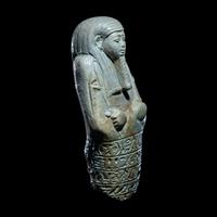 An Egyptian Faience Ushabti for Wah-Ib-Re-Sa-Neith