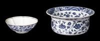 Two Chinese Blue and White Porcelain Wares