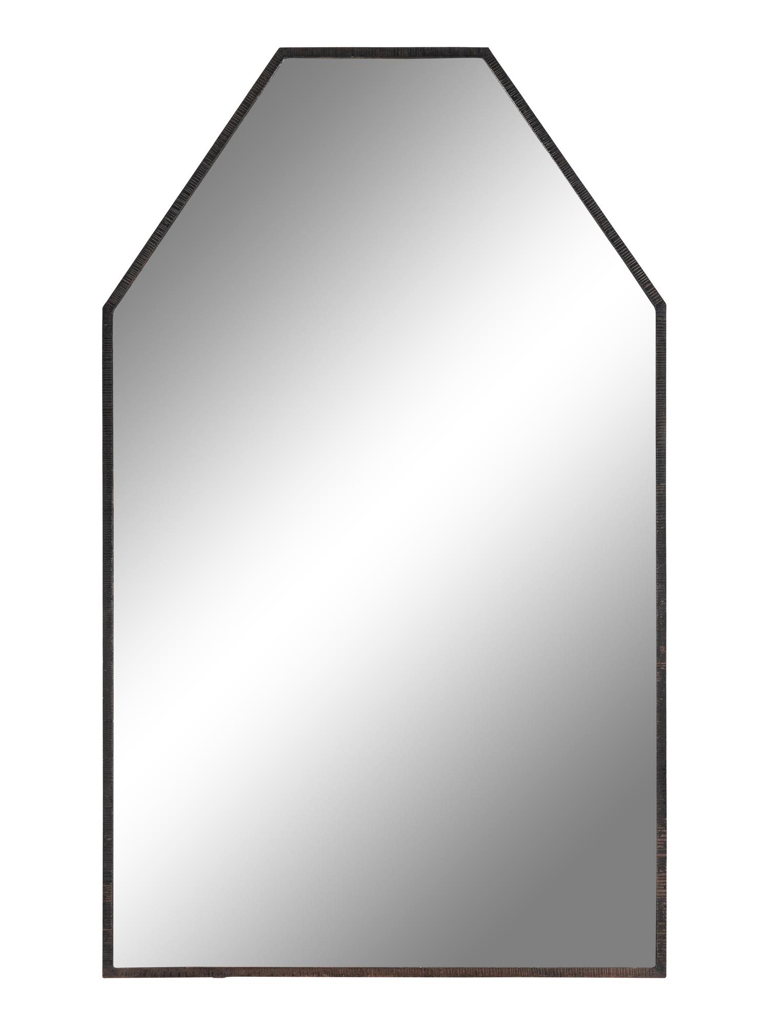 A Contemporary Textured Metal Mirror