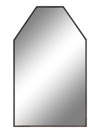 A Contemporary Textured Metal Mirror