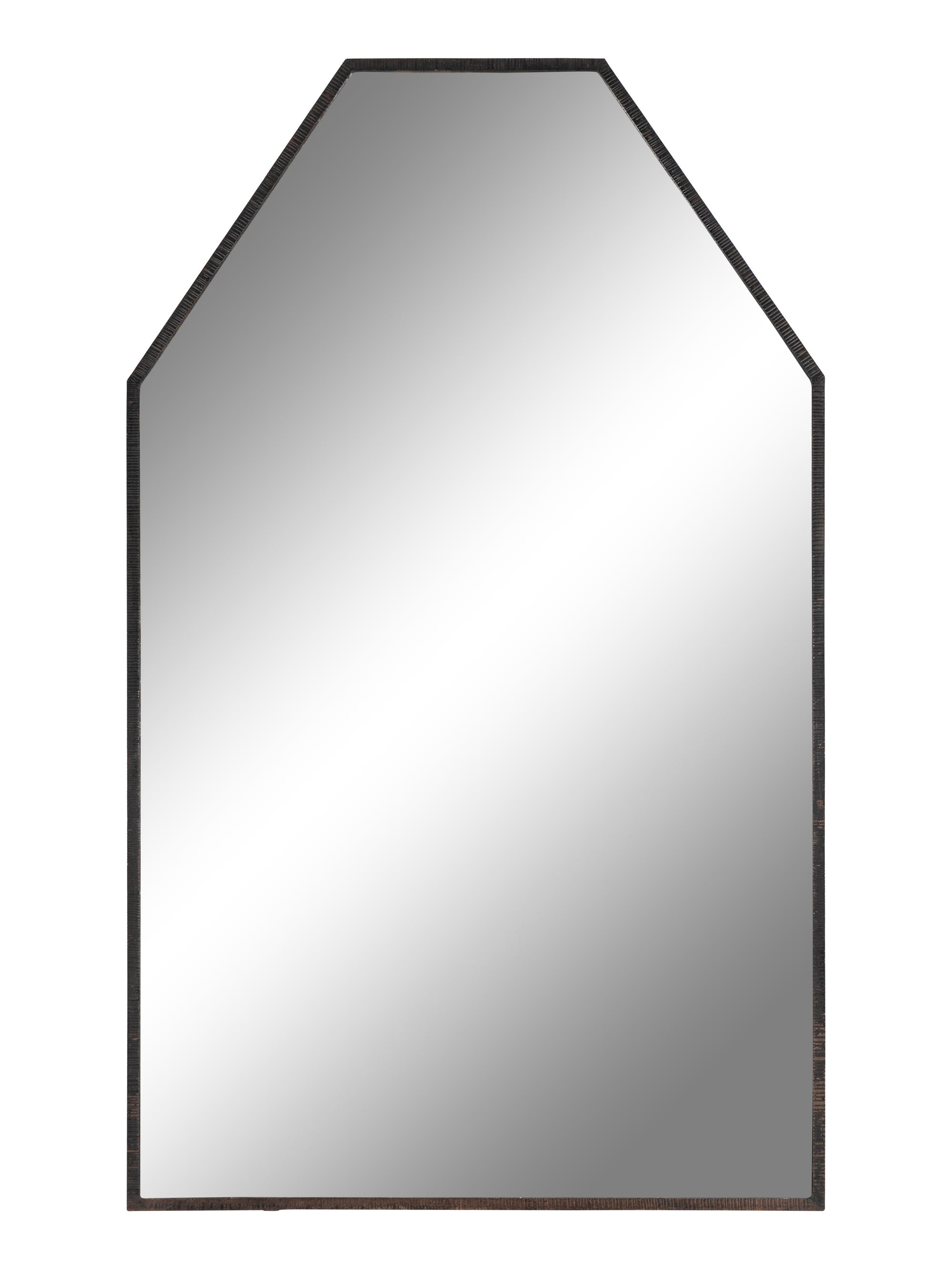 A Contemporary Textured Metal Mirror