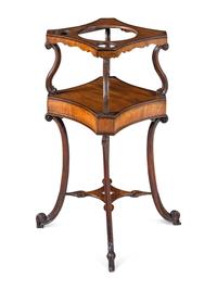 An English Mahogany Wash Stand