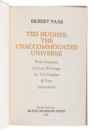 HUGHES, Ted (1930-1998). Spring Summer Autumn Winter. London: The Rainbow Press, 1973.