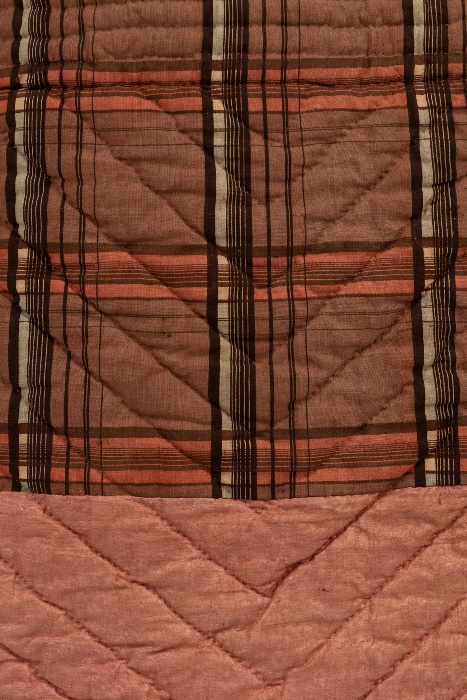 Two Quilted Silk Petticoats, 1840-50s