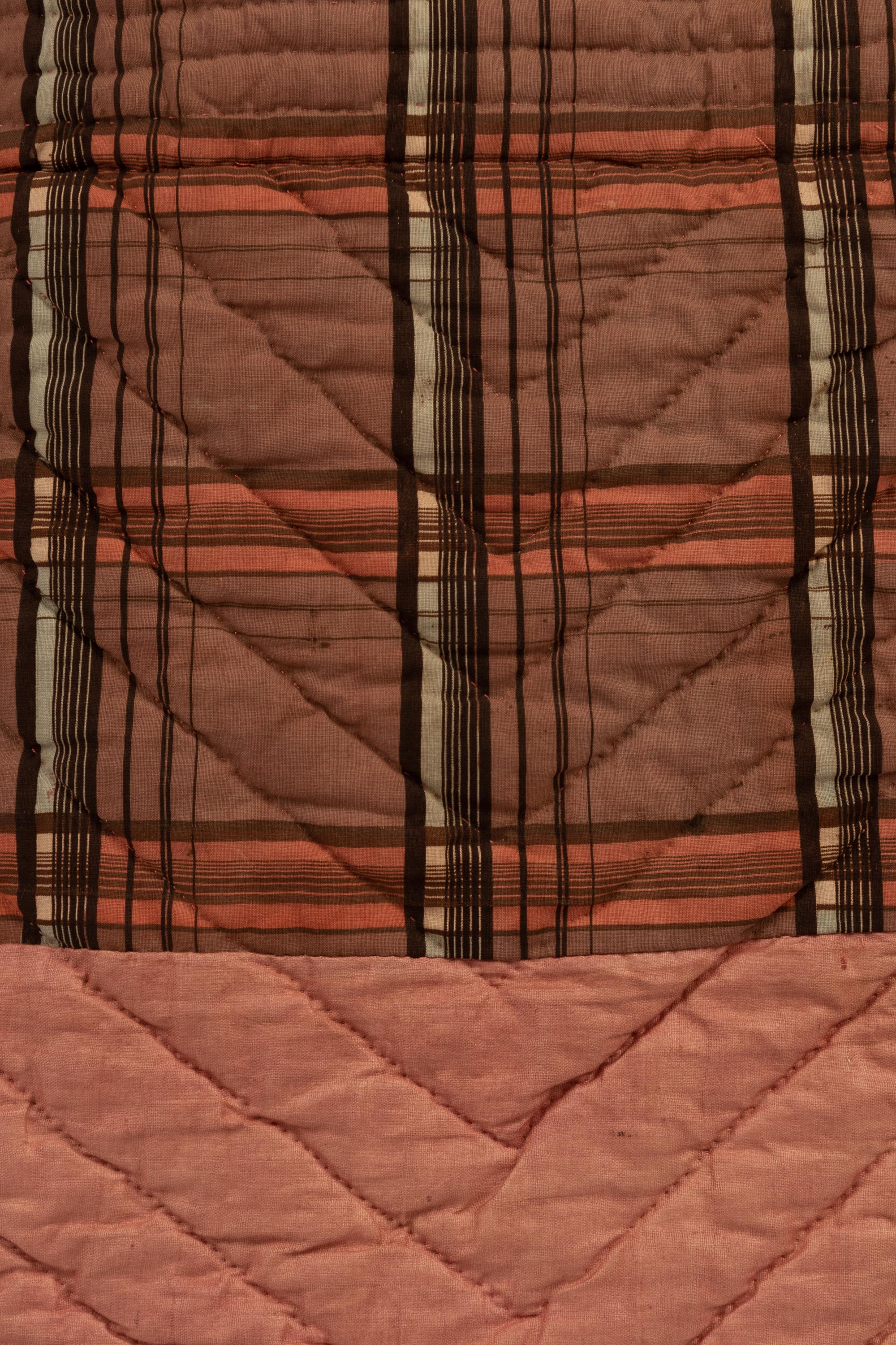 Two Quilted Silk Petticoats, 1840-50s
