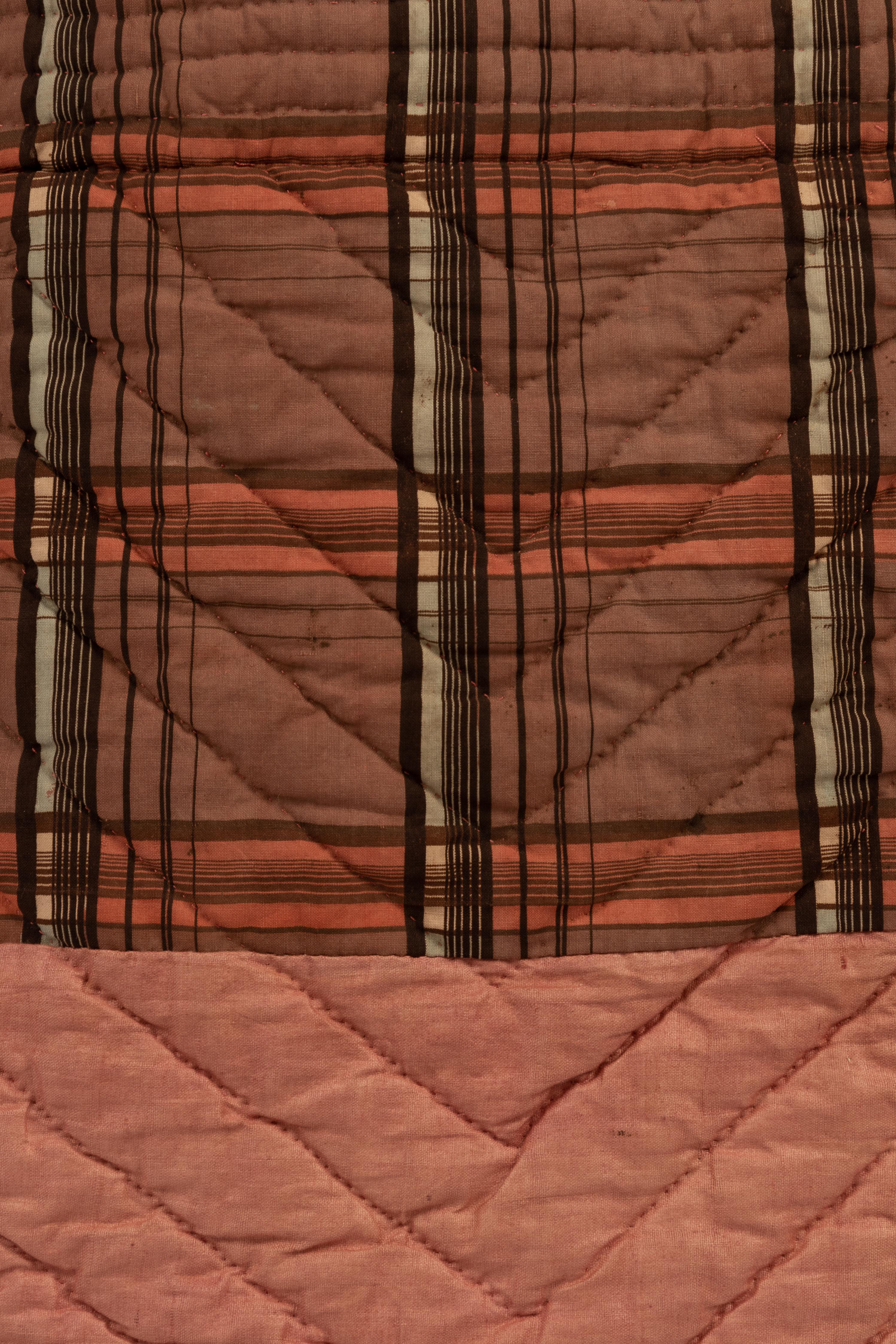 Two Quilted Silk Petticoats, 1840-50s