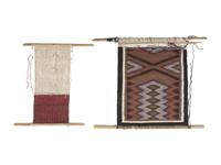 Navajo Loom and Weaving Sampler