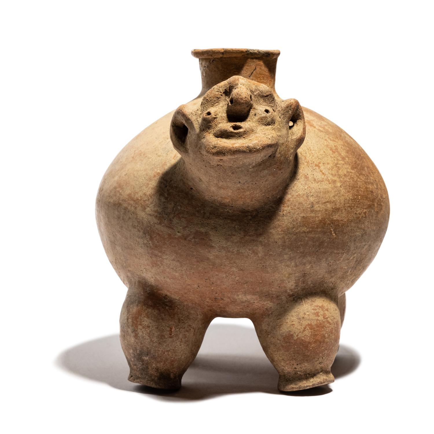 A Tairona Effigy Vessel in the Shape of a Turtle
