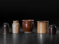Twenty Stoneware Vessels