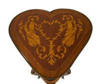 A Louis XV Style Marquetry Heart-Shaped Table — LATE 19TH CENTURY