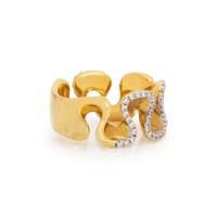 SPARK, YELLOW GOLD AND DIAMOND RING