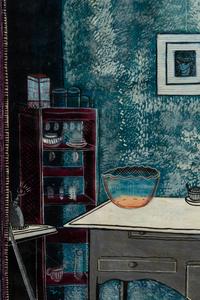Untitled (Interior with Red Barrel)