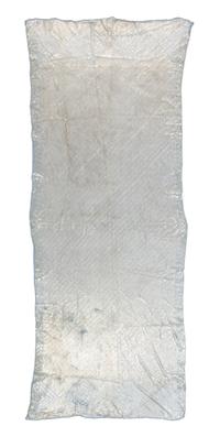 Three Egyptian Silver Decorated Assuit Scarves 57 x 89 inches.