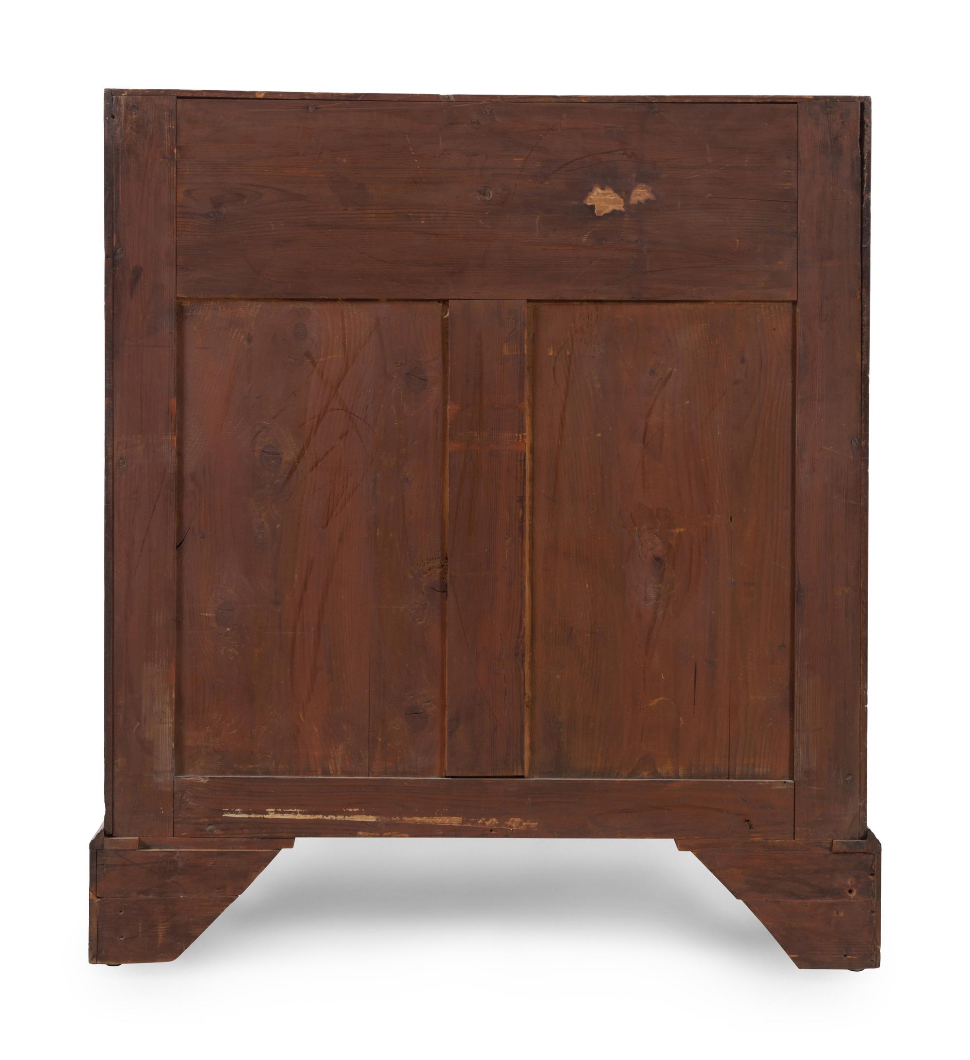 A George III Mahogany Slant-Front Bureau