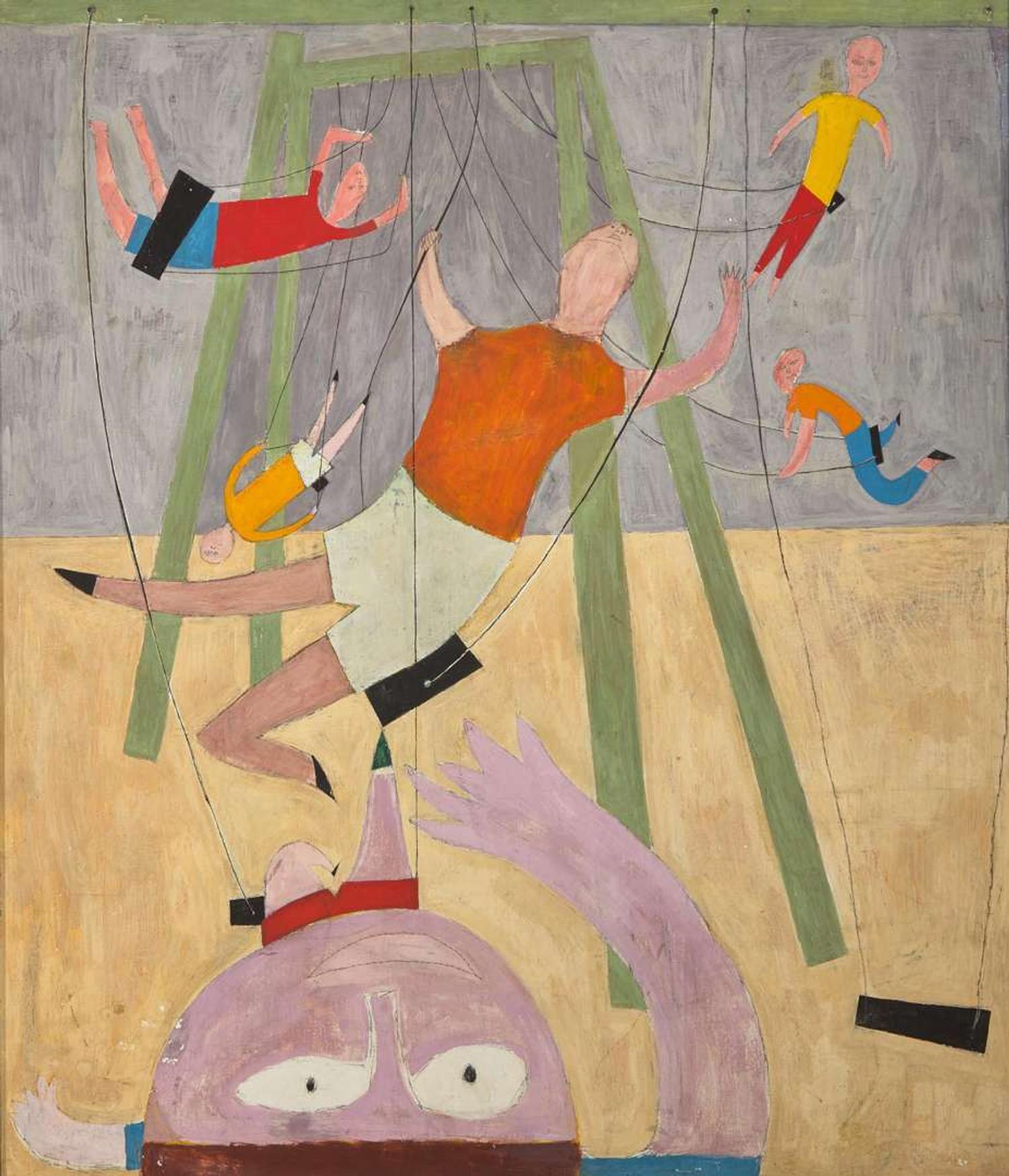 Andy Warhol (American, 1928-1987) - Kids on Swings