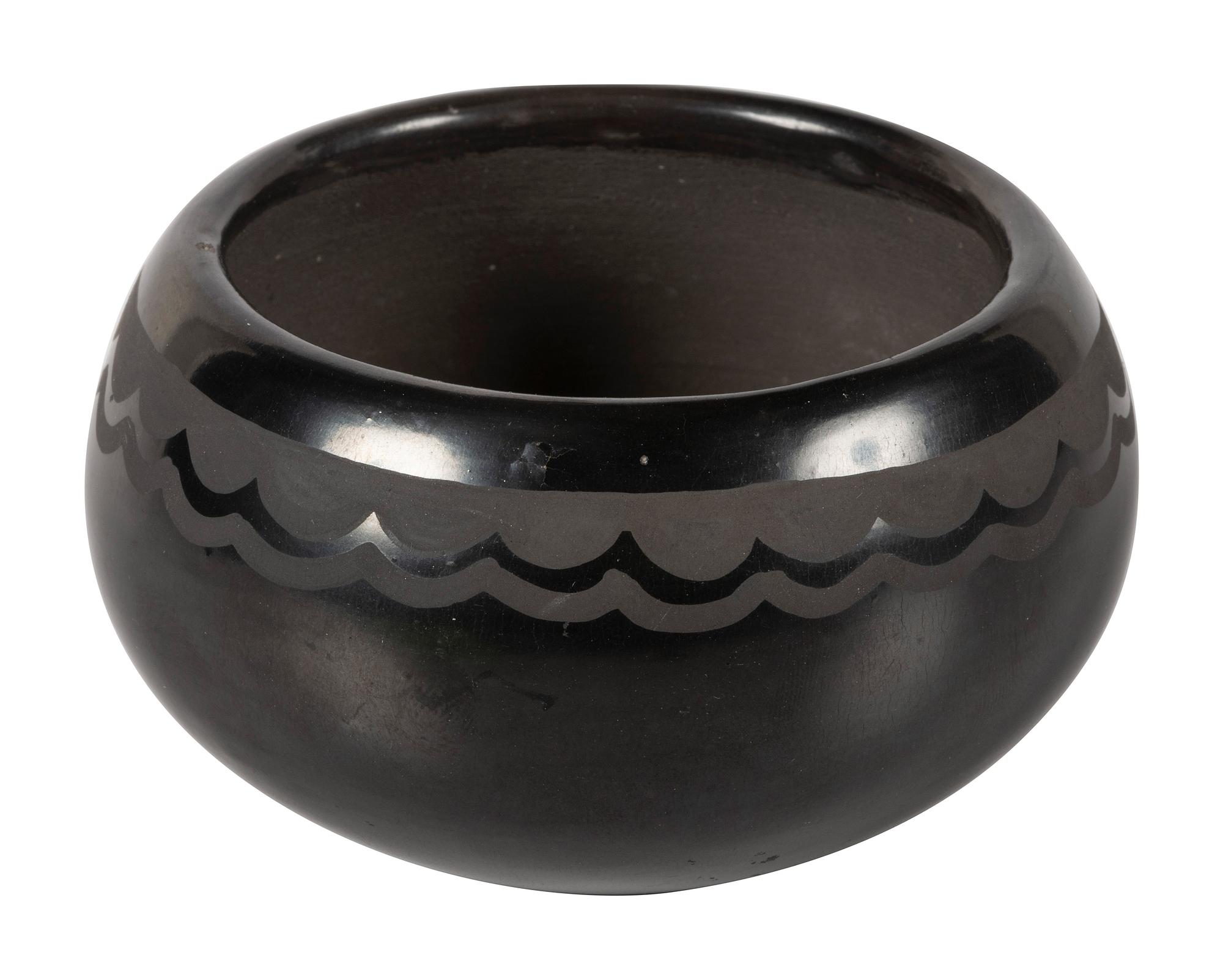 Blackware Pottery Bowl