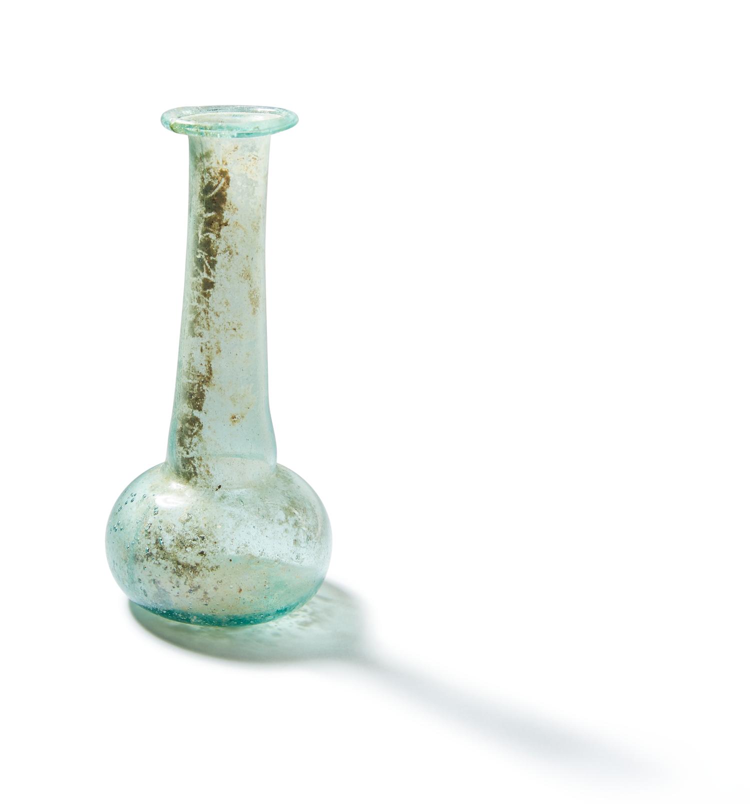 A Roman Glass Unguentarium