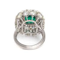 EMERALD AND DIAMOND RING