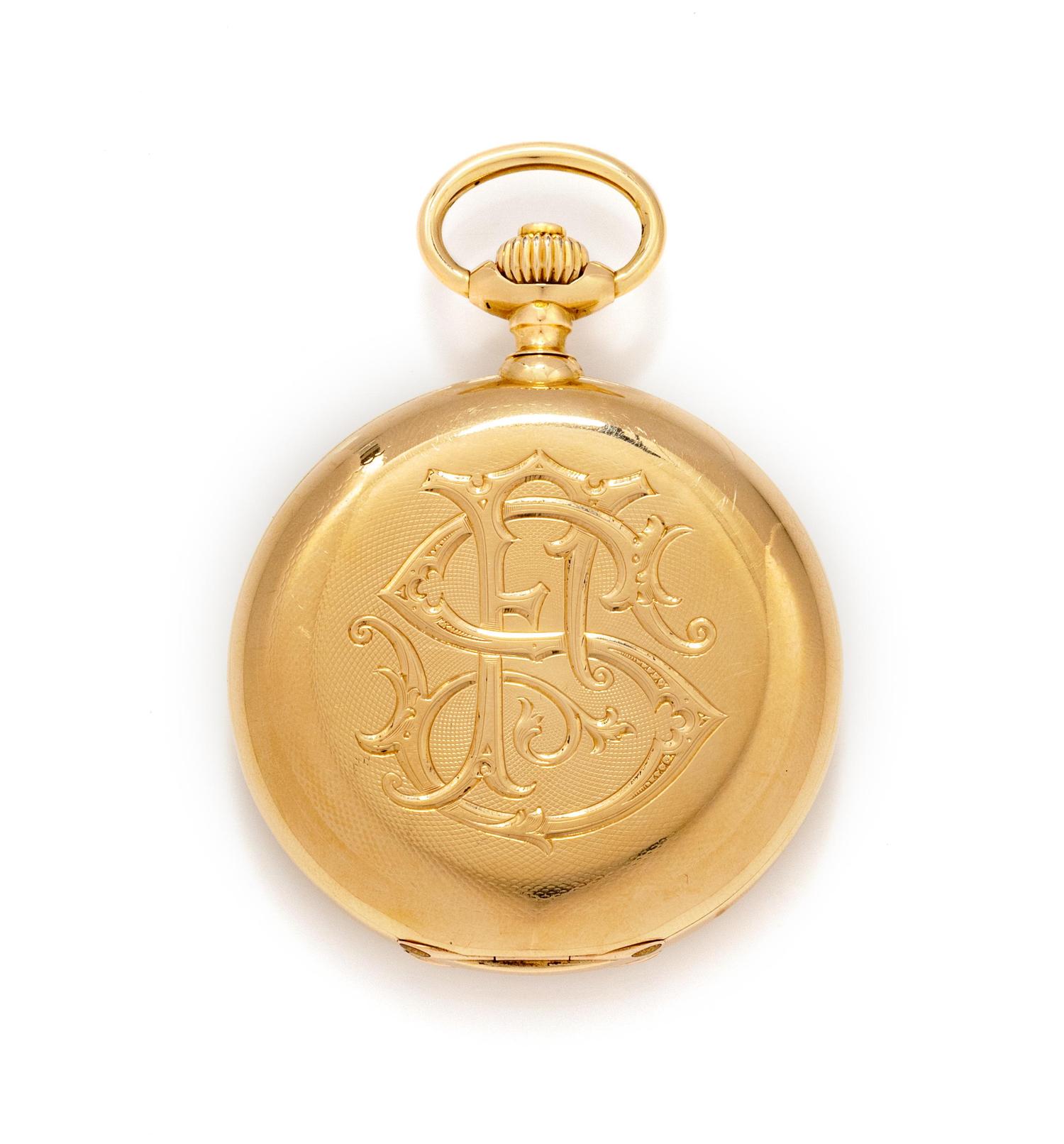 Yellow Gold Hunter Case Pocket Watch
