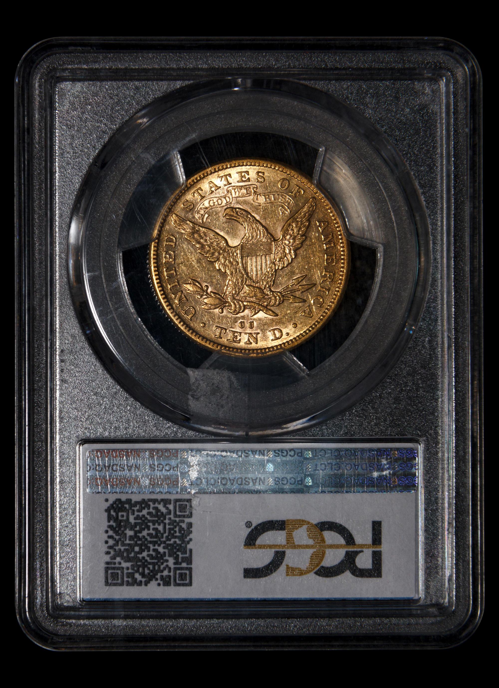A 1880-CC Liberty Head $10 Gold Coin (PCGS AU55)