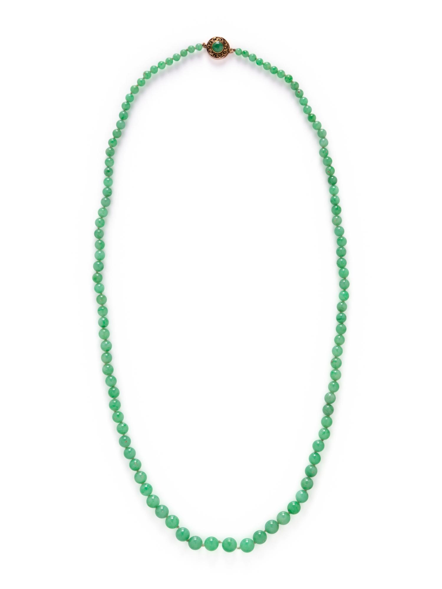JADE BEAD NECKLACE
