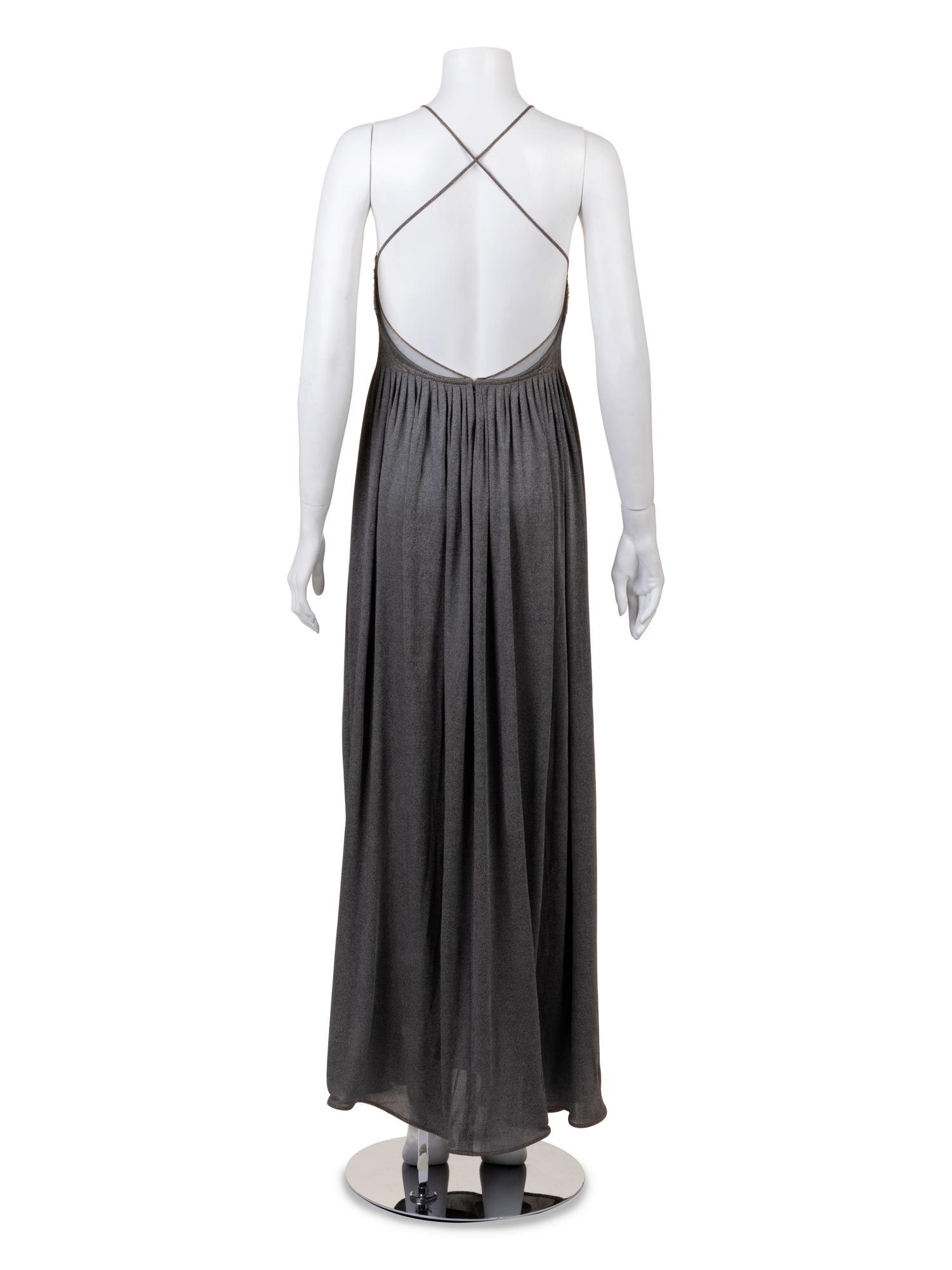 Geoffrey Beene Evening Dress with Sequins, 1990s
