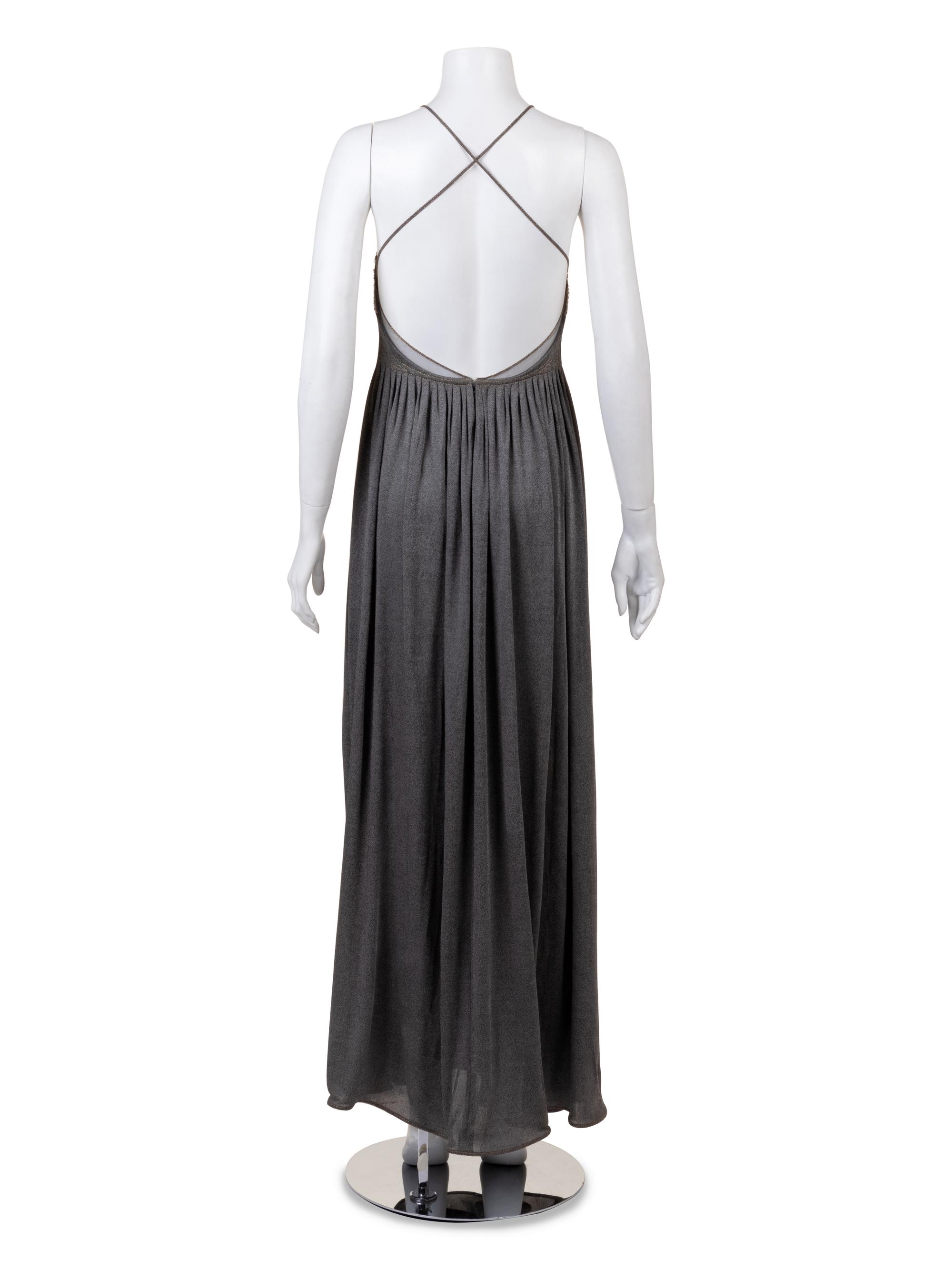 Geoffrey Beene Evening Dress with Sequins, 1990s