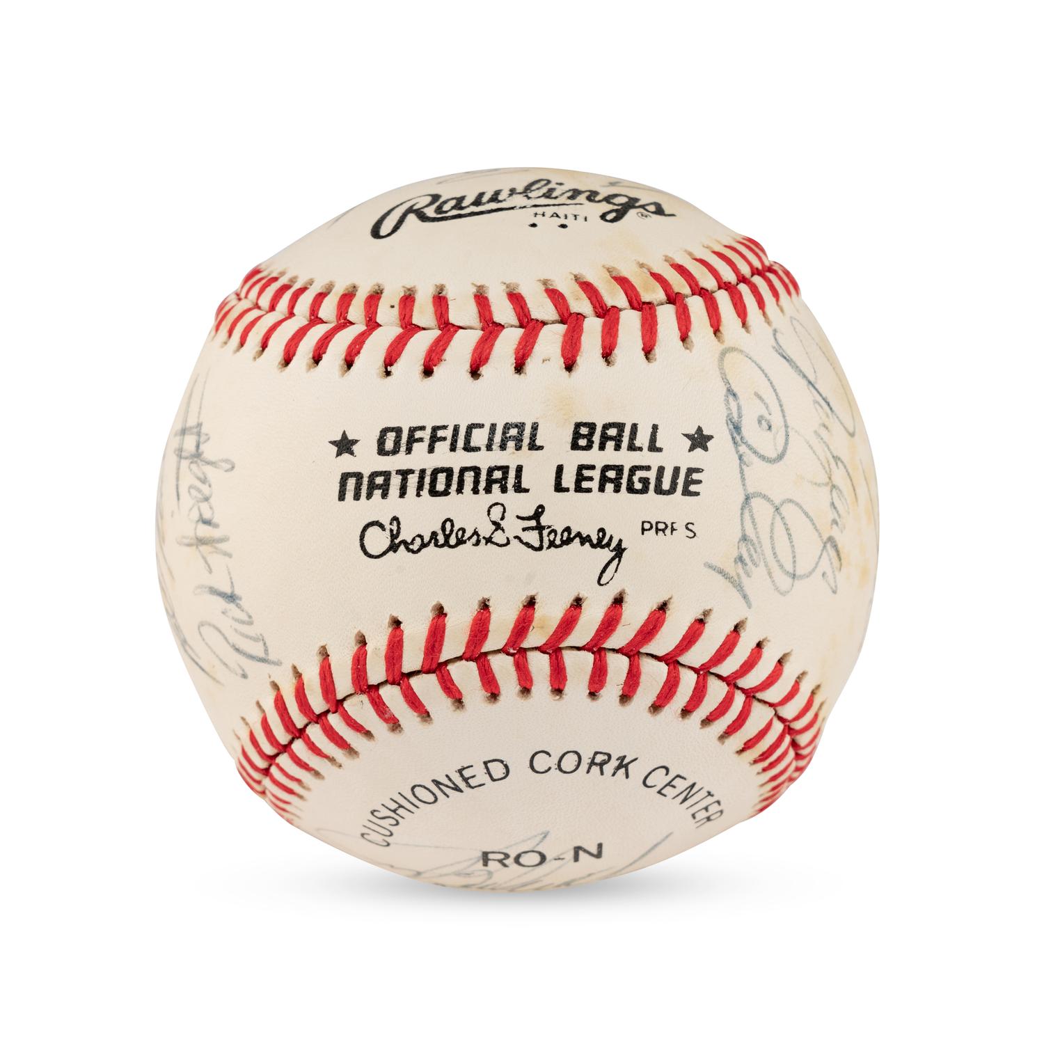 A 1982 Los Angeles Dodgers Team Signed Autograph Baseball (Beckett Authentication Services)