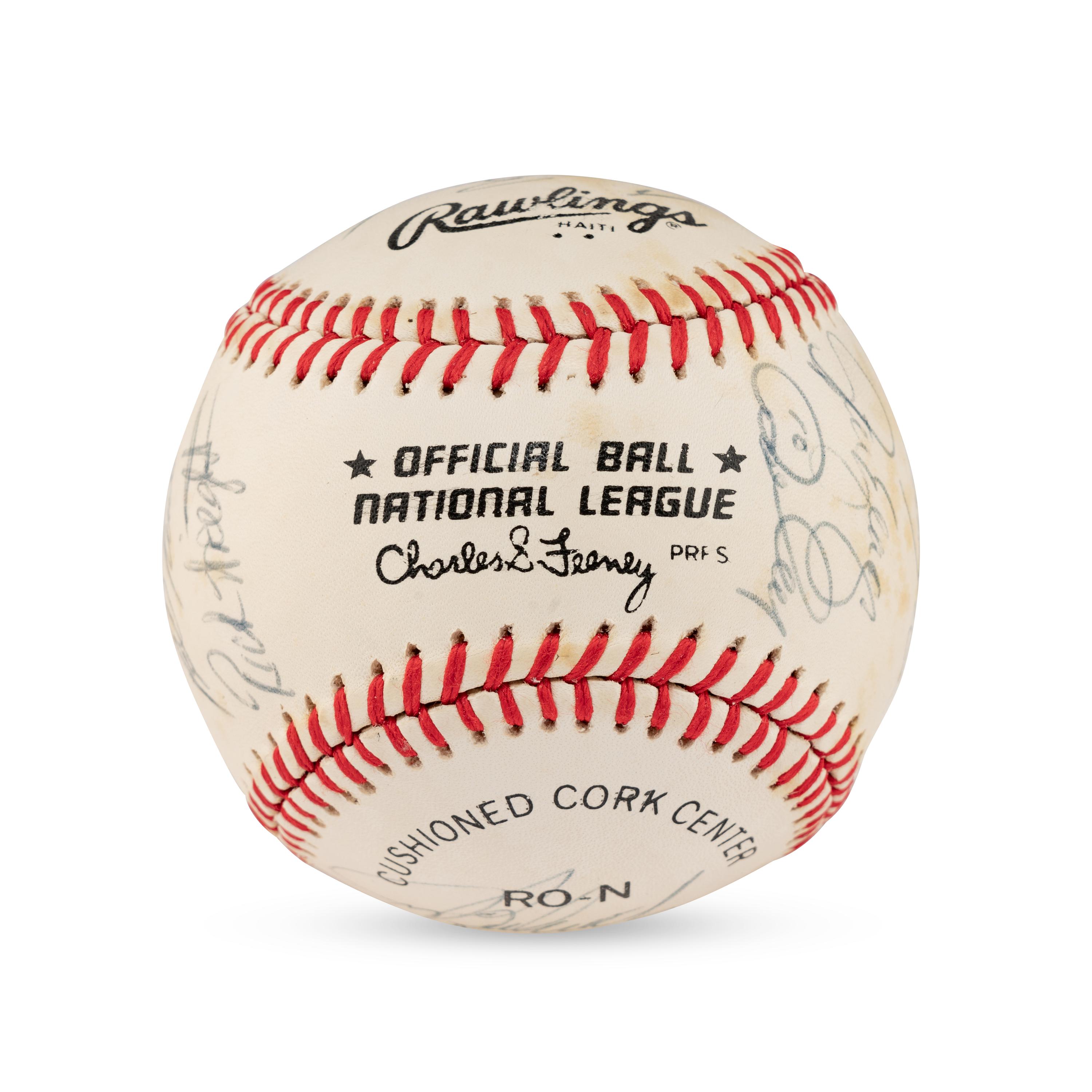 A 1982 Los Angeles Dodgers Team Signed Autograph Baseball (Beckett Authentication Services)