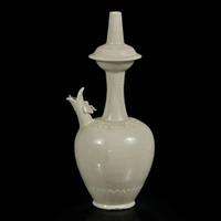 A Chinese Dingyao ritual water vessel, Kundika 定窑龙首壶 Song dynasty ?