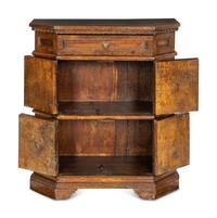 An Italian Baroque Carved Walnut Cabinet