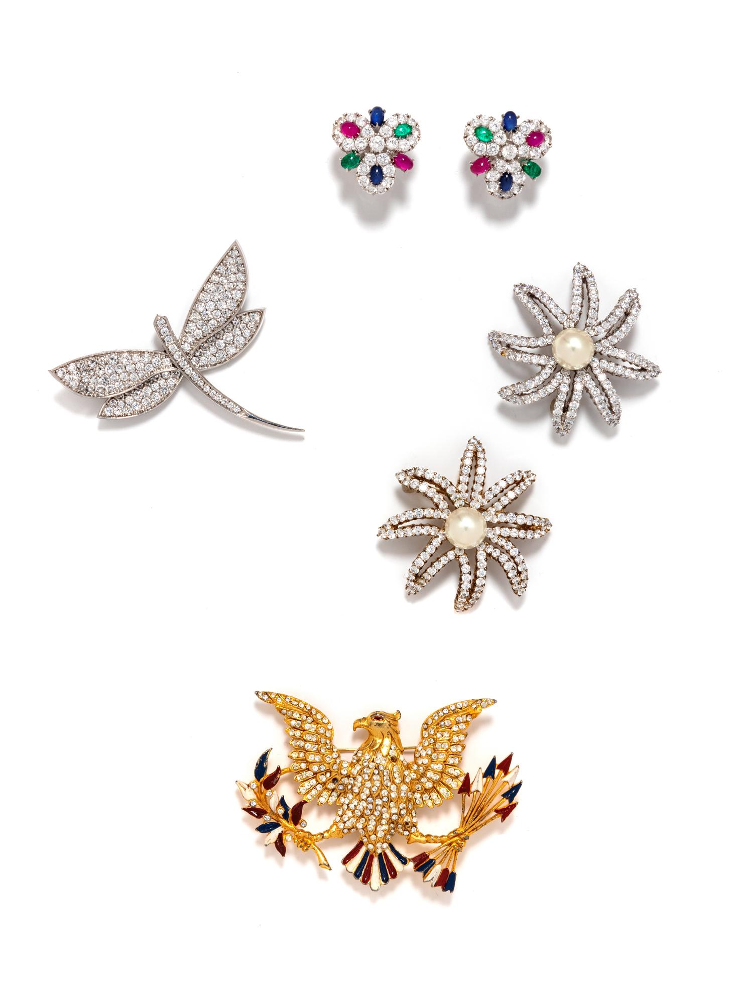 A collection of jewelry, 1960-80s