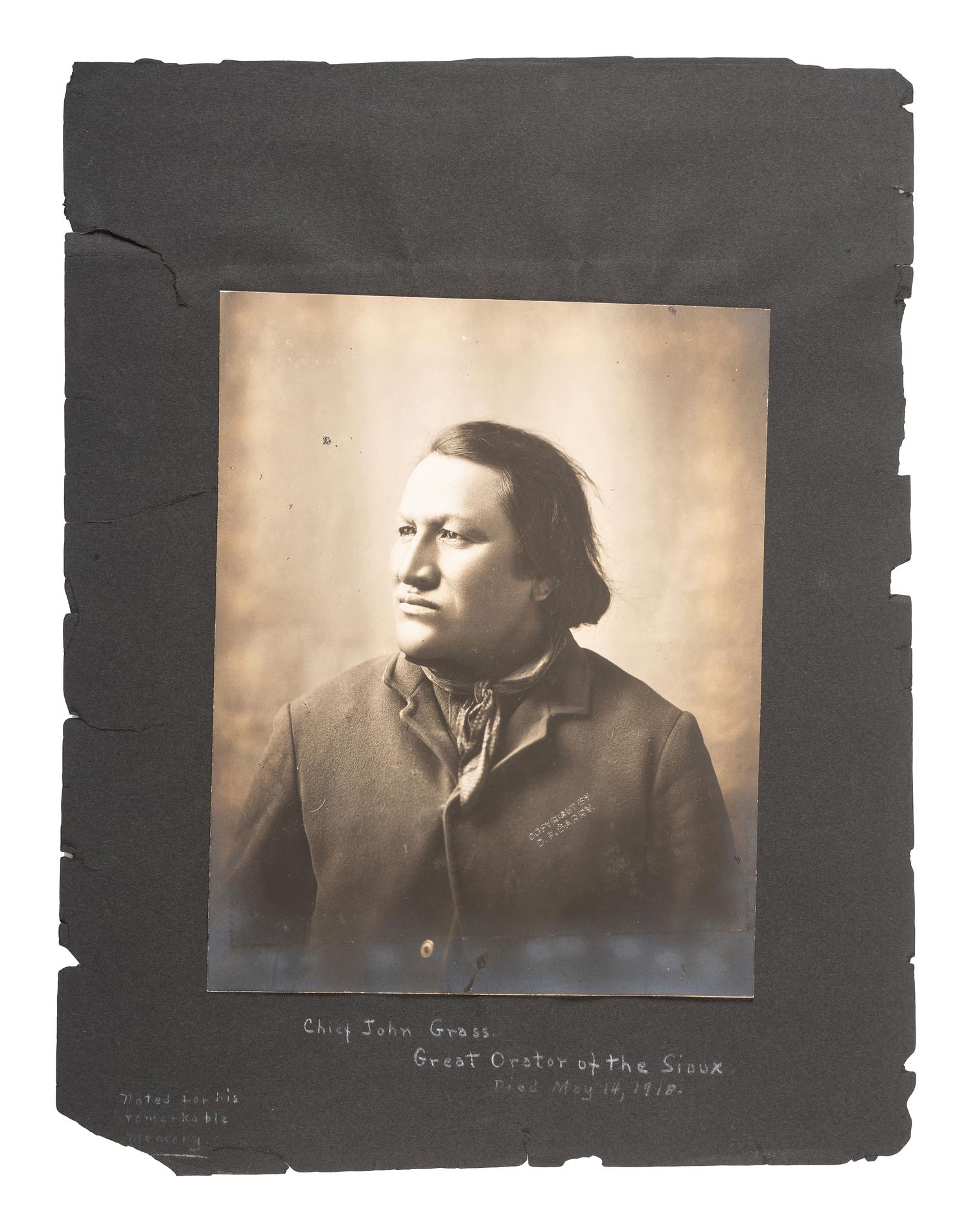 [NATIVE AMERICANS]. BARRY, David F. (1854-1934), photographer. A collection of 51 photographs of Native American subjects, George Armstrong Custer, and personalities and places associated with the Battle of Little Bighorn.