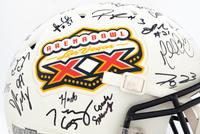 A 2006 Chicago Rush Team Signed Autograph Arena Bowl XX Football Helmet Presented to Mike Ditka Formerly Displayed at Mike Ditka's Restaurant