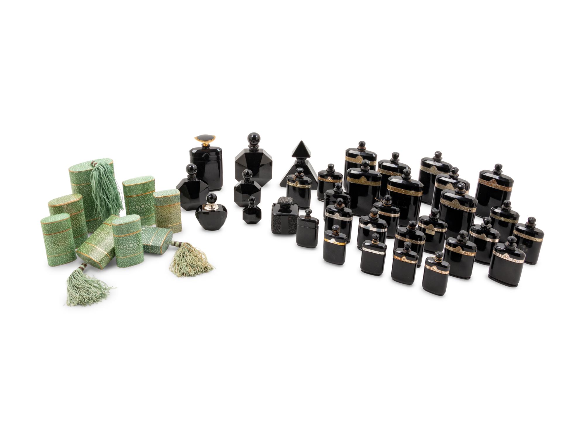 A Collection of Nuit de Noel Perfume Bottles