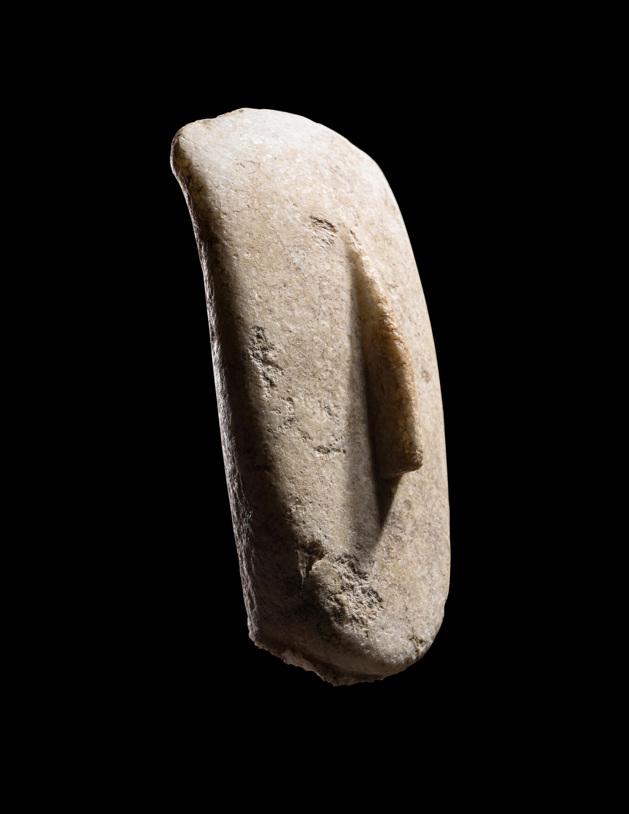 A Large Cycladic Marble Head