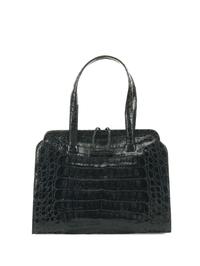 Nancy Gonzalez Black Crocodile Handbag