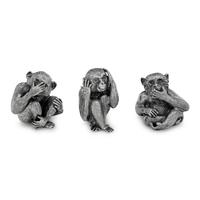 A Set of Three Buccellati Wise Monkey Figures