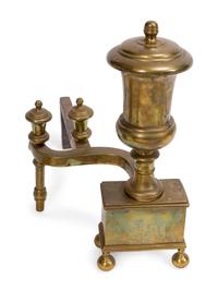 A Continental Gilt Bronze and Marble Fireplace Suite