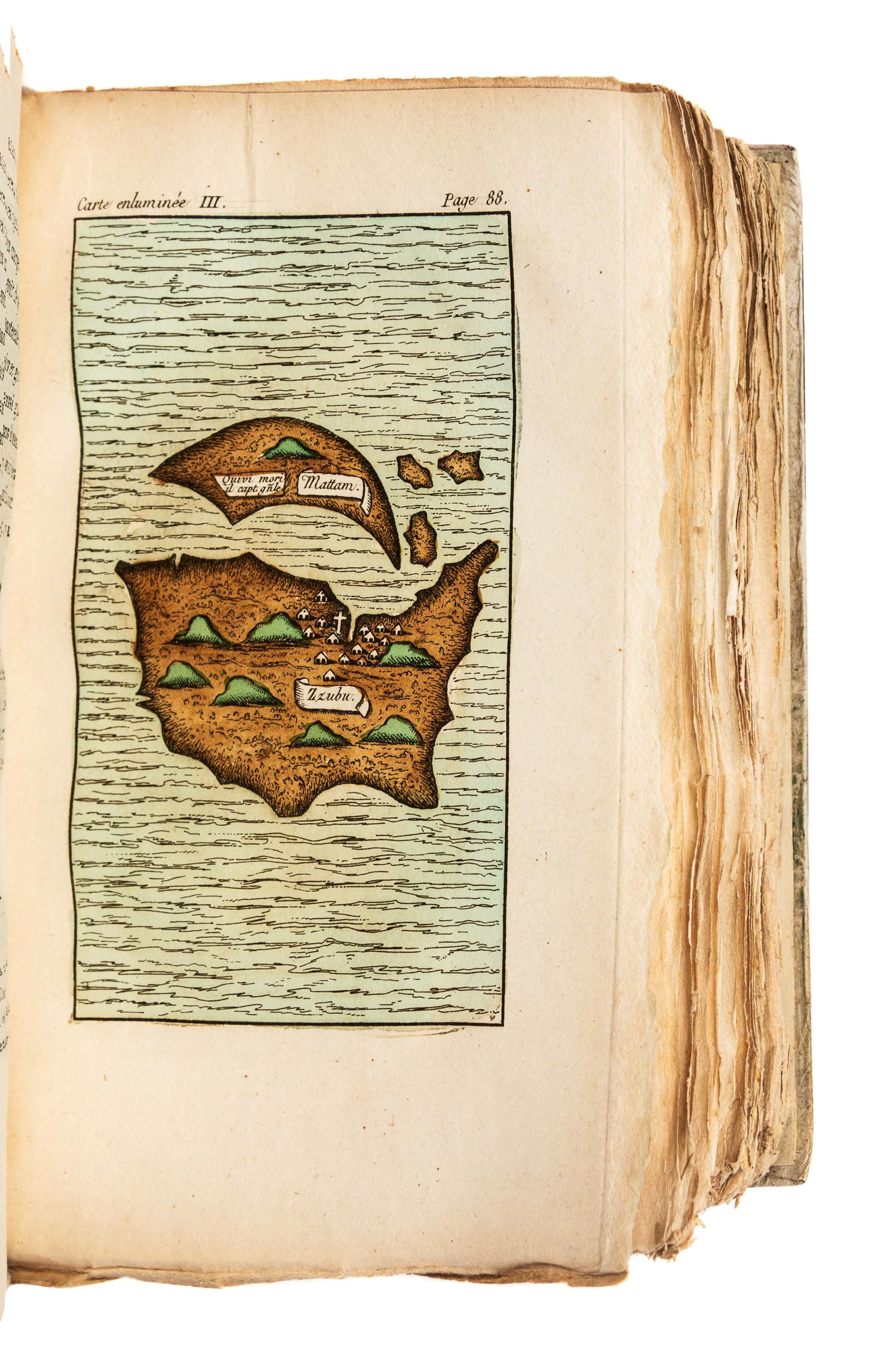 PIGAFETTA, Antonio (1491-1534?). Premier Voyage Autour du Monde. Paris, [1801]. FIRST EDITION IN FRENCH.