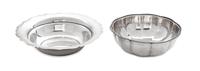 Two American Silver Bowls, S. Kirk & Sons, Baltimore, MD and Whiting Mfg. Co, New York, NY, the first with scalloped rim, the other wit