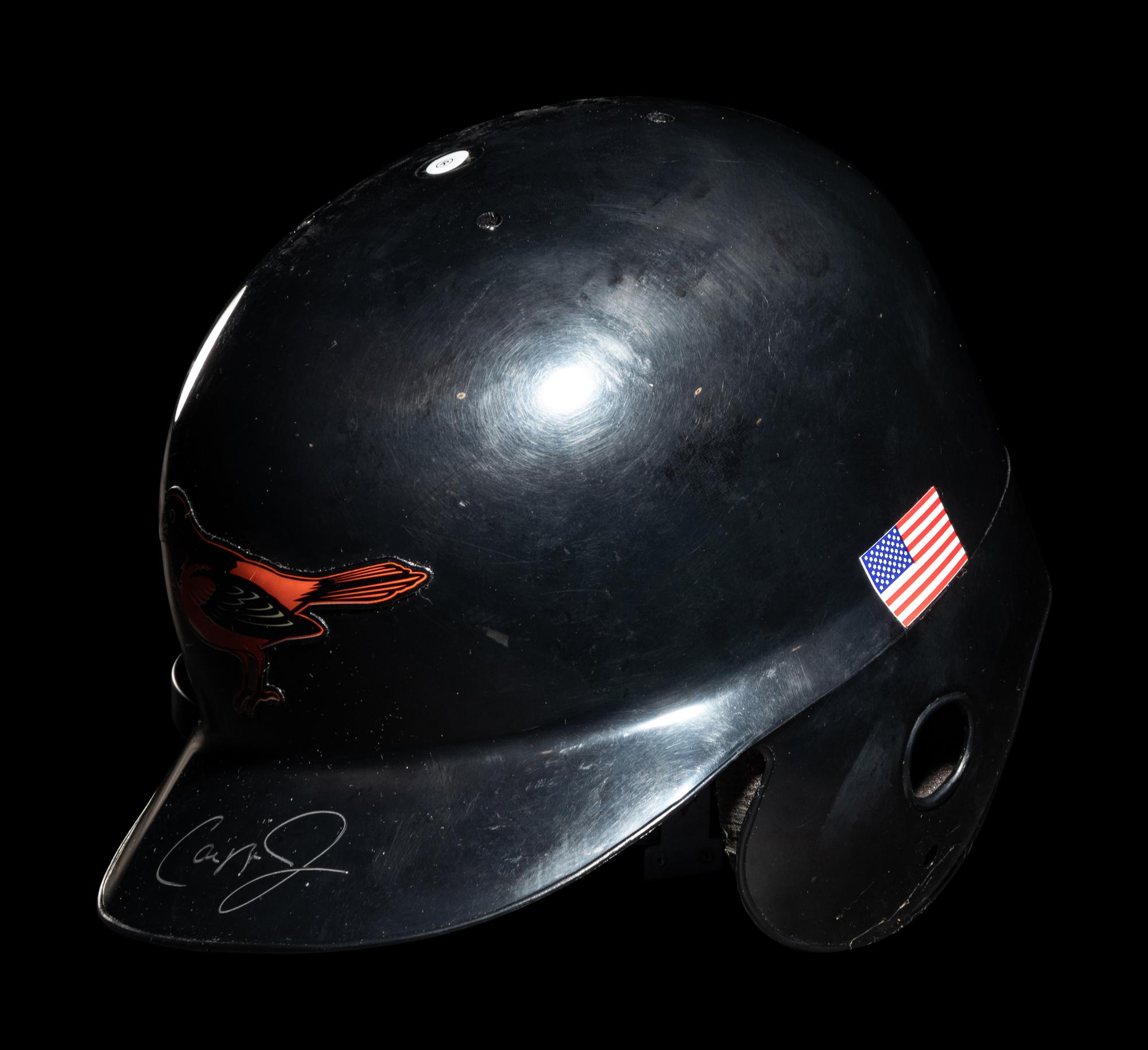 A Cal Ripken Jr. Signed Autograph Baltimore Orioles Batting Helmet (Ripken Hologram),