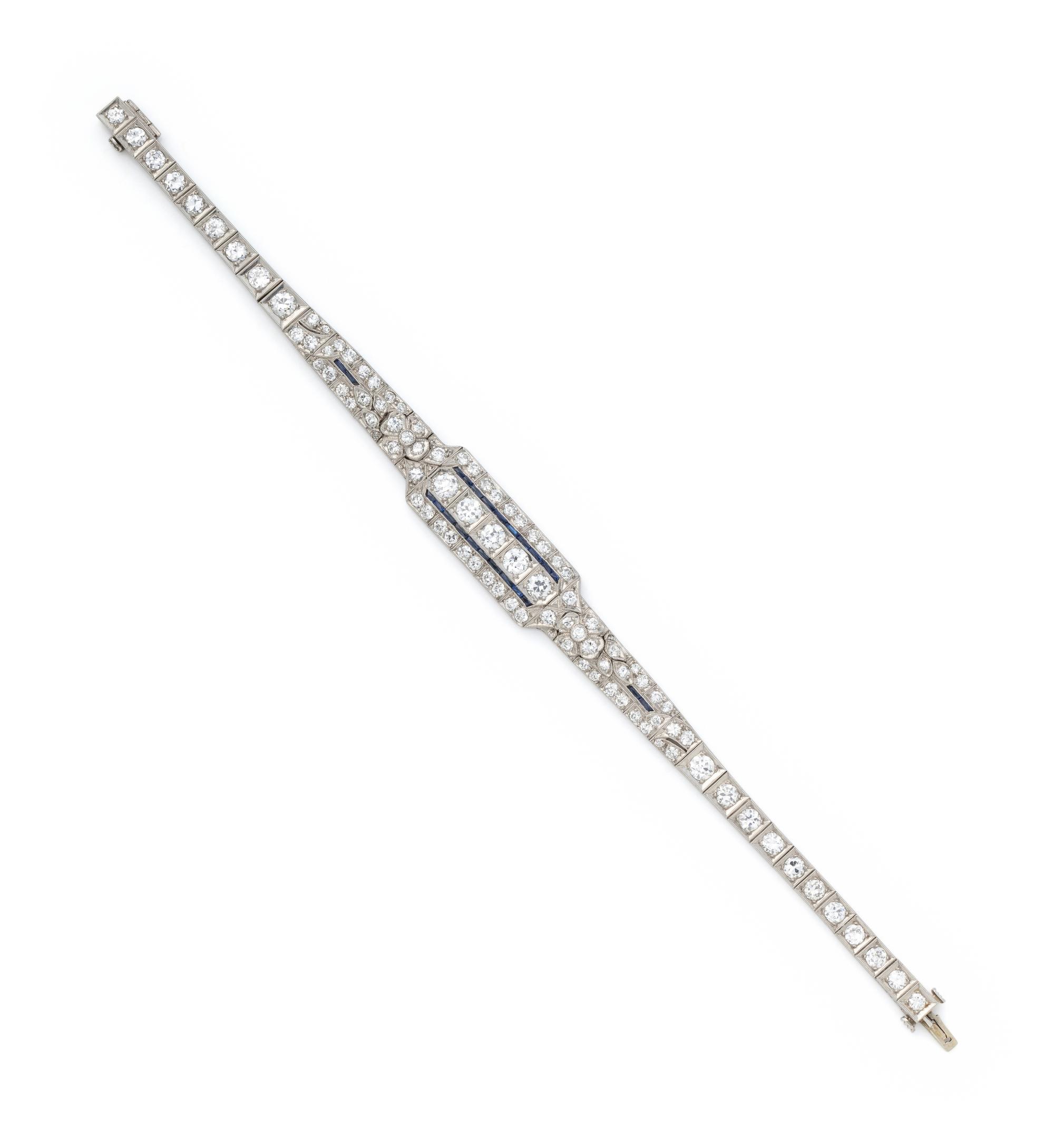 ART DECO, DIAMOND BRACELET